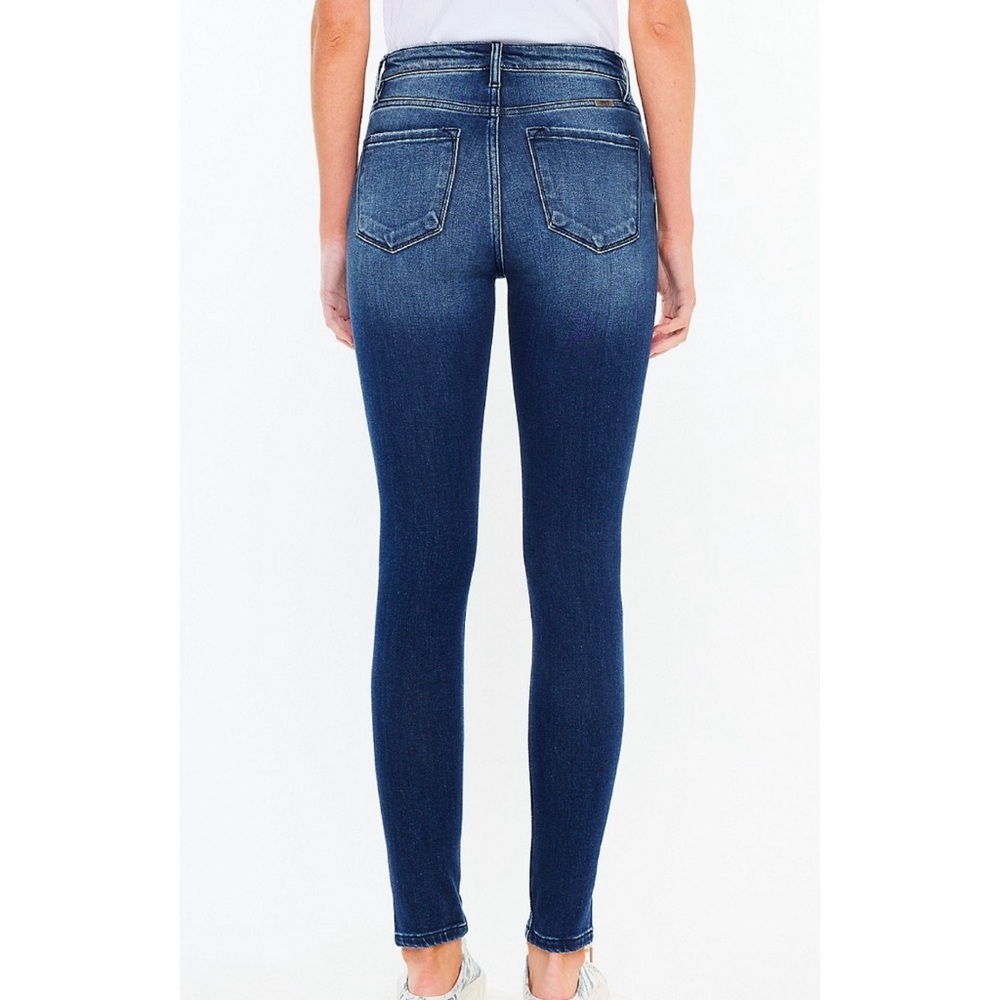 KanCan Curvy High Rise Dark Skinny Jean - Picture 2 of 7
